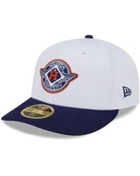 KTZ - White/navy Houston Astros 2025 City Connect Batting Practice Low Profile 59fifty Fitted Hat - Lyst