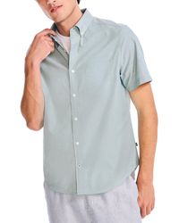 Nautica - Classic-fit Solid Button-down Oxford Shirt - Lyst