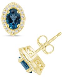 Macy's - Gemstone And Diamond ((1/5 Ct. T.w. - Lyst