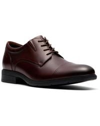 Clarks - Steadwell Cap Toe Dress Shoe - Lyst