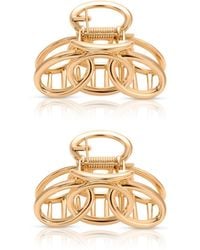 Ettika - Keep It Simple Hair Clip Set - Lyst