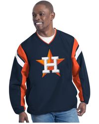 G-III 4Her by Carl Banks - Houston Astros Double Coverage V-neck Pullover Hoodie - Lyst