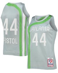 Mitchell & Ness - Pete Maravich Atlanta Hawks 75th Anniversary 1971-72 Hardwood Classics Swingman Jersey - Lyst