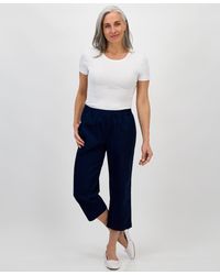 Style & Co. - Petite Herringbone Pull-on Capri Pants - Lyst