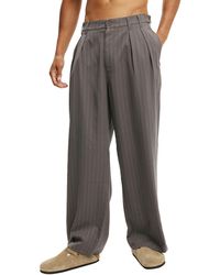 Cotton On - Super baggy Pleated Pants - Lyst