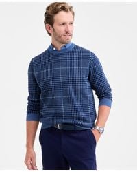 Club Room - Glen Plaid Sweater - Lyst