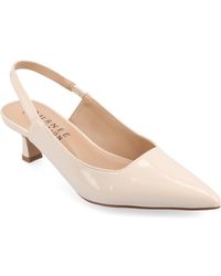 Journee Collection - Paulina Wide Width Kitten Heel Slingback Pumps - Lyst