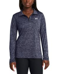 Under Armour - Twist Tech Quarter-zip Logo Top - Lyst