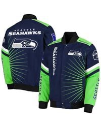 G-III Sports Men's Seattle Seahawks Retro Varsity Jacket - Macy's