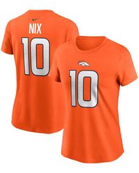 Nike - Bo Nix Denver Broncos 2024 Nfl Draft First Round Pick Name Number T-shirt - Lyst