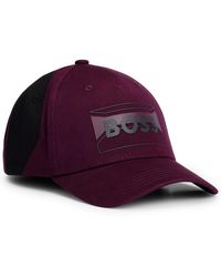 BOSS - Boss By Contrasting Logo Cap - Lyst