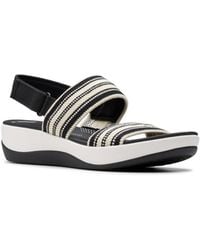 Clarks - Cloud Steppers Arla Stroll Slip On Sandals - Lyst