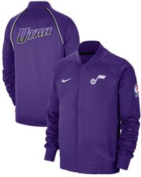 Nike - Utah Jazz 2023/24 City Edition Authentic Showtime Performance Raglan Full-zip Jacket - Lyst
