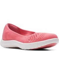 Clarks Rubber Cloudstepper Adella Moon Flats in Dark Navy (Blue) - Lyst