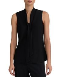 Kasper - Petite Tie-front Top - Lyst