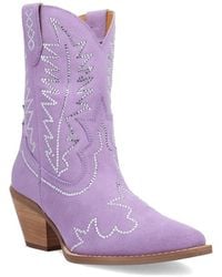 Dingo - Tiny Pony Suede Leather Bootie - Lyst