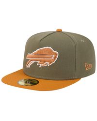 KTZ - Â Olive/brown Buffalo Bills Color Pack A-frame 59fifty Fitted Hat - Lyst
