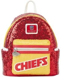 Loungefly - And Kansas City Chiefs Sequin Mini Backpack - Lyst