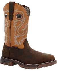 Georgia Boot - Carbo-tec Flx 11" Waterproof Alloy Toe Pull On Work Boot - Lyst