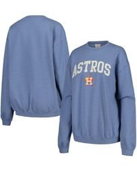 Soft As A Grape - Houston Astros Pigment Dye Pullover Sweatshirt - Lyst