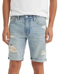 Levi's - Flex 412 Slim Fit 5 Pocket 9" Jean Shorts - Lyst