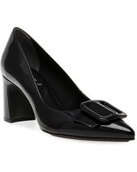 Anne Klein - Bentley Patent Slip-On Pumps - Lyst