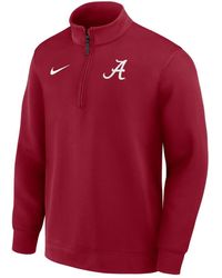 Nike - Alabama Tide 2025 Coaches Premium Dri-fit Half-zip Pullover Sweatshirt - Lyst