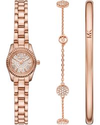 Michael Kors - Â Lexington Three-hand Stainless-steel Watch - Lyst
