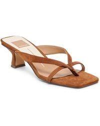 Dolce Vita - Brevel Thong Low Block Heel Dress Sandals - Lyst