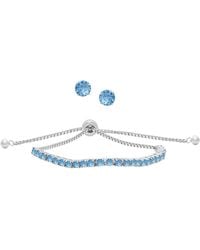 Macy's - Simulated Round Adjustable Bracelet - Lyst