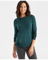 Style & Co. - Petite Crew-neck Sweater - Lyst