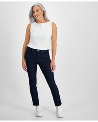 Style & Co. - Petite Mid Rise Slim Leg Jeans - Lyst