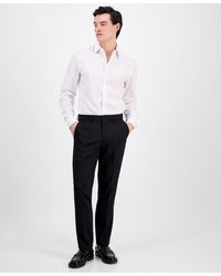 DKNY - Modern-fit Solid Dress Pants - Lyst