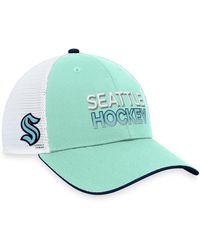 Fanatics - Seattle Kraken Authentic Pro Rink Trucker Adjustable Hat - Lyst