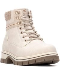 Xti - Ankle Combat Booties - Lyst