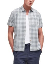 Barbour - Springside Short Sleeve Button-front Check Pattern Shirt - Lyst