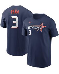 Nike - Jeremy Pena Houston Astros 2025 City Connect Fuse Name Number T-shirt - Lyst