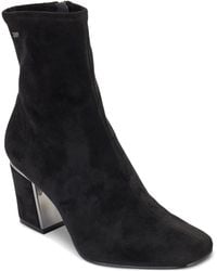 DKNY - Cavale Stretch Booties - Lyst