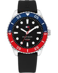 Tommy Hilfiger - Quartz Silicone Strap Watch - Lyst