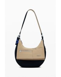 Desigual - Medium Detachable Two-tone Bag - Lyst