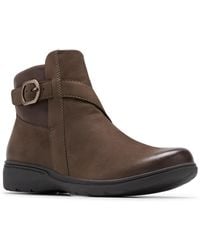 Clarks - Collection Carleigh Angie Round Toe Booties - Lyst