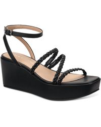 Sun & Stone - Sun + Stone Alyssaa Ankle-strap Platform Wedge Sandals - Lyst