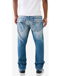 True Religion - Rocco Flap Pockets Super T Skinny Jeans - Lyst