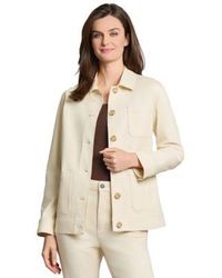 Jones New York - City Denim Pocket Front Jacket Pxs Xl - Lyst