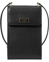 Kate Spade - Serena Mini Leather Phone Crossbody Bag - Lyst