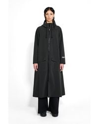 Stutterheim - Mosebacke Long Patch Matte Raincoat - Lyst