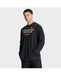 Nike - Florida State Seminoles 2025 Sideline Performance Long Sleeve Hoodie T-shirt - Lyst