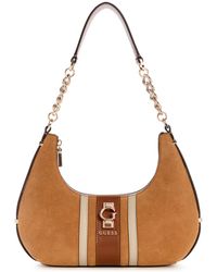 Guess - Erenia Top Zip Shoulder Bag - Lyst