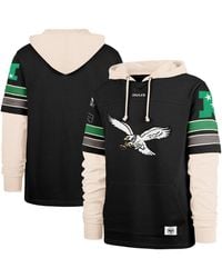'47 - Philadelphia Eagles Throwback Split Zone Cornerback Duo Hoodie - Lyst