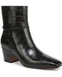 Franco Sarto - Saydie Square Toe Pull On Short Boots - Lyst